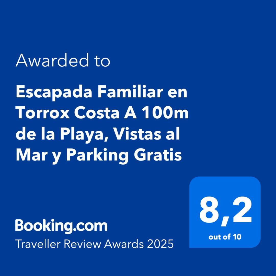 Apartmán Escapada Familiar En Torrox Costa A 100M De La Playa, Vistas Al Mar Y Parking Gratis Exteriér fotografie